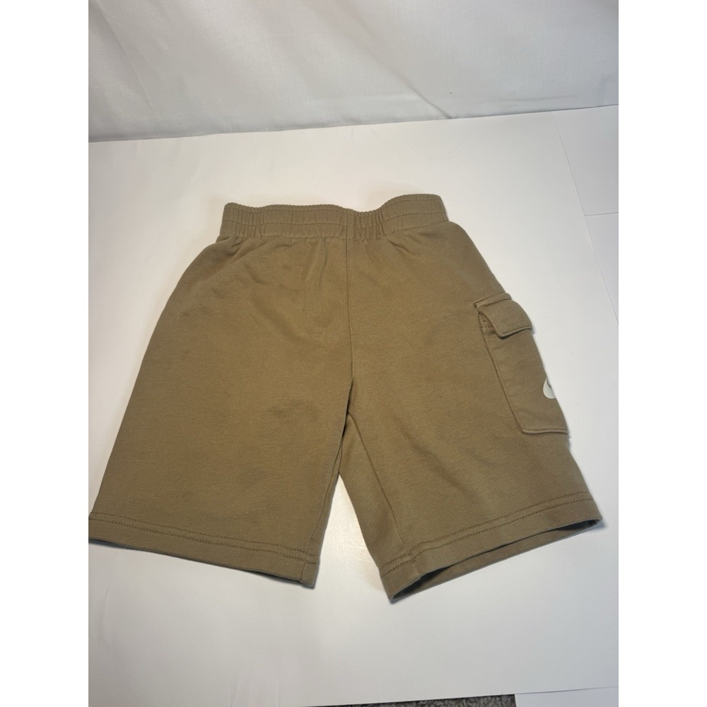 Nike Sportswear Club Cargo Fleece Shorts Tan Size Youth Small